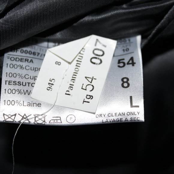 Canali gray and blue sport coat 54IT - Picture 4 of 5